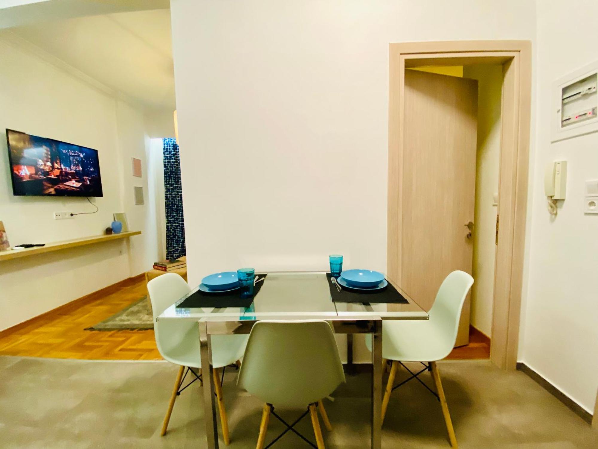 Antinoros Inn, Stylish Apartment,3' To Metro Atene Esterno foto