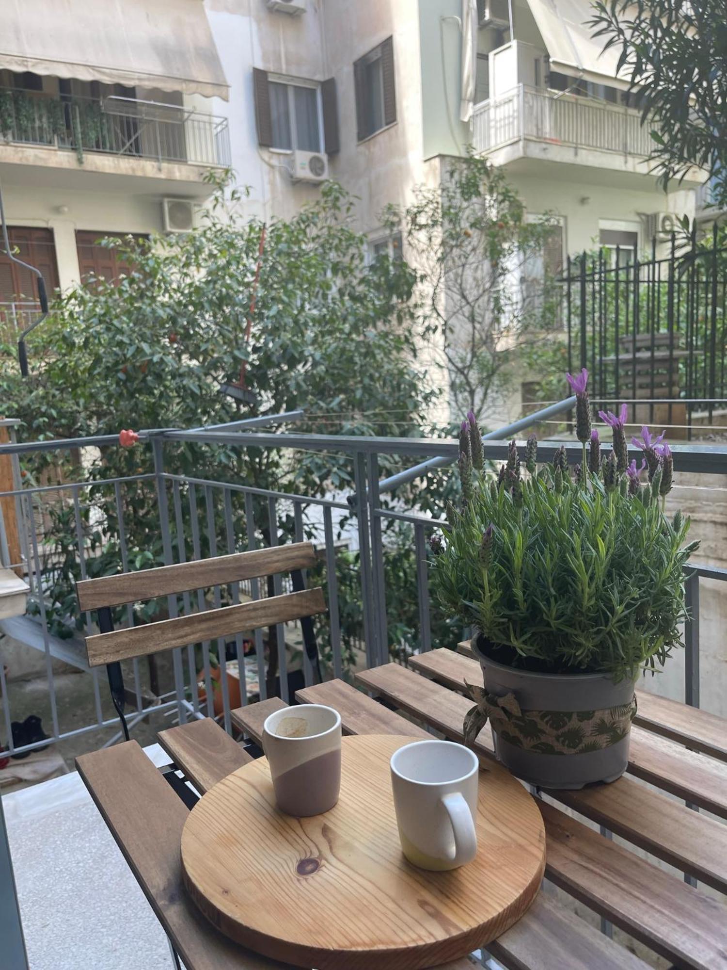 Antinoros Inn, Stylish Apartment,3' To Metro Atene Esterno foto